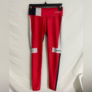 Drakon Cool‎ Fit Red/Navy Leggings